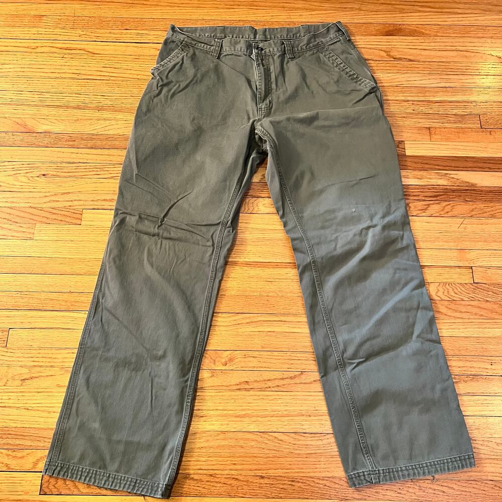 Duluth Trading Pants Mens 38x34 Everyday Twill Carpenter Work Wear 95016